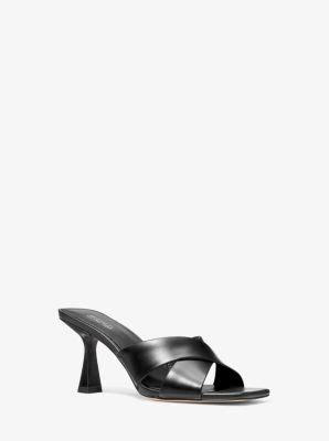 michael kors clara leather mule|Clara Leather Mule .